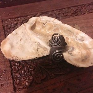 Sterling silver Spiral of Life ring